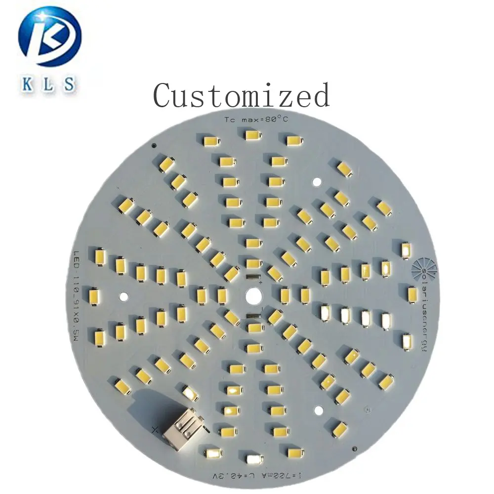 Gustom LED Pcb 보드 패널 화이트 알루미늄 Led 전구 드라이버 Pcb 보드 led 라이트 pcb