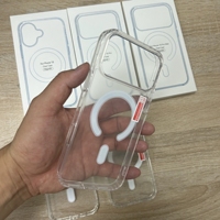 Coque arrière transparente magnétique antichoc pour iPhone 18, compatible avec iPhone 18, 17, 16 Pro Max