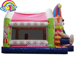 Clown Inflatable Bouncer Kids Play <b>Slide</b> Ball Pit Weather Resistant Home Commercial - Product Image 2