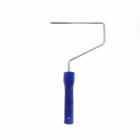Rouleau de peinture en plastique pour l'intérieur de l'industrie et de la maison, outils de poignée, vente en gros, rouleaux et pinceaux