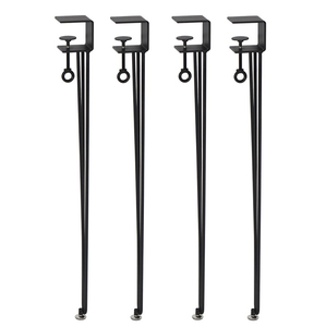Clamp <strong>Table</strong> <strong>Legs</strong> <strong>Hairpin</strong> Modern Bar Office Desk Cast Iron Steel Coffee <strong>Dining</strong> Metal F Adjustable <strong>Table</strong> <strong>Legs</strong> Clamp for <strong>Table</strong> - Product Image 2