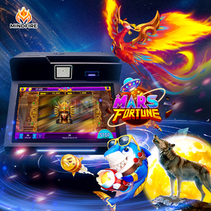 American Skill Fish Shooting Table Top <b>Machine</b> Metal Cabinet Mars Fortune Arcade <b>Game</b> Equipment - Product Image 1