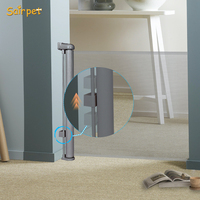 Barrière de sécurité rétractable pour bébé Sair Wholesale, facile à installer, pour escaliers, portes, barrières de sécurité pour enfants, filet en PVC, barrière de sécurité rétractable