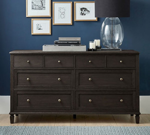 Cómodas de Madera Natural con 6, 8 o 9 Cajones, Estructura de Madera, Gabinete Aparador para Dormitorio - Product Image 6