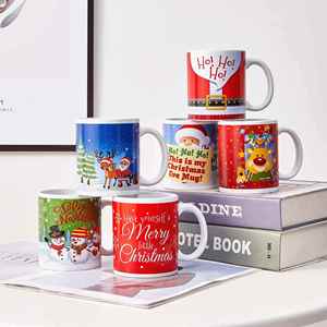 แก้วเซรามิกแบบกำหนดเองสำหรับของขวัญเทศกาลปีใหม่และคริสต์มาส แก้วกาแฟ - Product Image 2