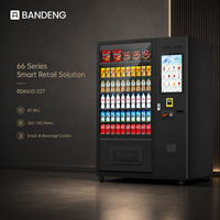 BANDENG BD6610 22T Self Service Vending Machine for Snack and Beverage Retail With 60SKU Refrigerated Cabinet Sales Use