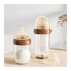 Produits pour bébés sans BPA, biberons en verre à col large <span class=keywords><strong>anti</strong></span>-coliques pour nouveau-nés, 160 ml, 240 ml, nouvelle version - Product Image 1