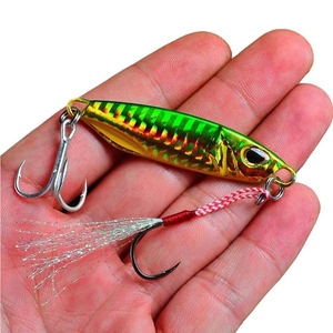 Jigging lento resplandor 10-50 gramos Señuelos <span class=keywords><strong>de</strong></span> agua salada Plantilla <span class=keywords><strong>de</strong></span> metal <span class=keywords><strong>de</strong></span> <span class=keywords><strong>pesca</strong></span> <span class=keywords><strong>de</strong></span> 6 colores para tienda <span class=keywords><strong>de</strong></span> aparejos - Product Image 1