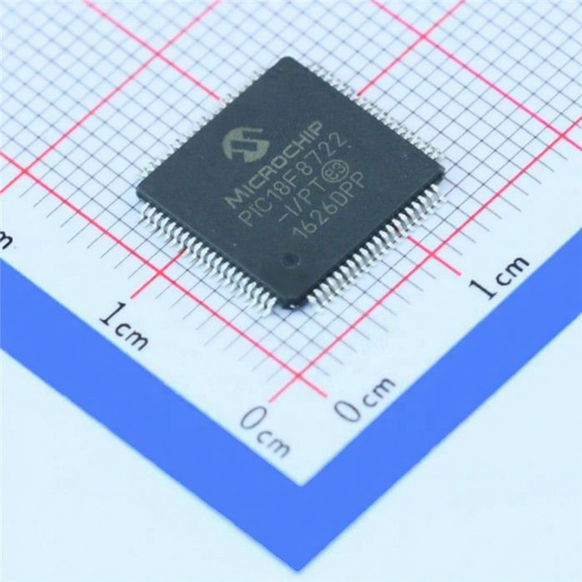 MCU 8 Bit - Flash - PIC18 Family PIC18F87xx Series Microcontrollers - 40 MHz - 128 KB - 3.84 KB - 80 Pins PIC18F8722-I/PT
