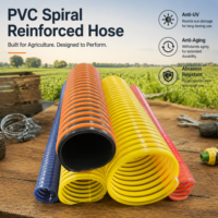 Selang Waterstop Spiral Ekstrusi PVC - Fleksibel Tahan Air untuk Irigasi, Konstruksi & Pertambangan