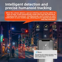 Cámara de Seguridad WiFi 1080P con Zoom Óptico 10x, Cámara IP PTZ para Exteriores con Visión Nocturna a Todo Color, Audio Bidireccional y Diseño Impermeable
