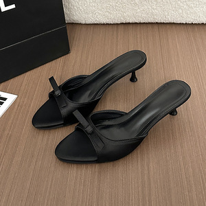 QuiteS 2026 Nuovi Sandali Estivi Stile Francese con Fiocco e Tacco Alto, Comodi ed Eleganti, Perfetti per Matrimoni - Product Image 5