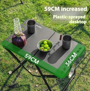 Youshanran açık taktik taşınabilir katlanır masa hızlı açık hafif alüminyum çelik çok fonksiyonlu çoklu kullanımlar - Product Image 6