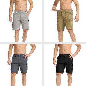 Pantalones cortos de trabajo Cargo de verano para hombre, pantalones cortos informales de nailon que absorben la humedad - Product Image 1