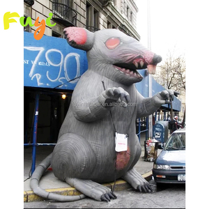 20ft cao động vật khổng lồ phim hoạt hình Inflatable rat Ông Chủ phim hoạt hình thổi lên Inflatable chuột cho quảng cáo trang trí - Product Image 2