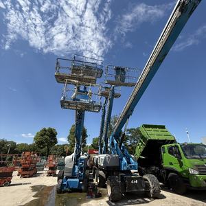 Подержанный GENIE S60 20 м электрическая самоходная телескопическая подъемная платформа с прямой ручкой максимальная высота платформы 20,5 м - Product Image 5