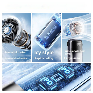 Multifunctional digital display electric condensing mini handheld <b>fan</b> - Product Image 4