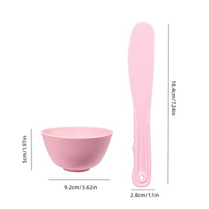 Juego de Brochas de Silicona para la Cara, Herramientas de Belleza Facial, Brocha para Mascarillas, Brocha Aplicadora de Mascarillas Faciales de Silicona - Product Image 4