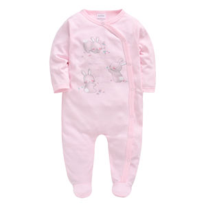 Vêtements pour bébés : Combinaison pour nouveau-né, barboteuse pour garçons et filles, avec impression mignonne et étiquette personnalisée, vente en gros - Product Image 4