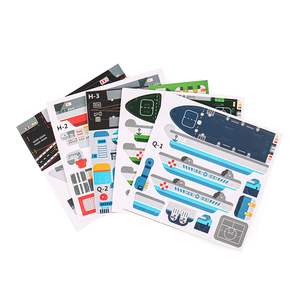 Préscolaire Enfants Jigsaw Jouets 3d Assemblage À La Main navires navals Puzzle Set Éducatif Intelligence mousse Puzzles - Product Image 2