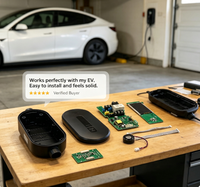 Nouvelle carte mère WiFi pour chargeur EV portable domestique JS Mode2 avec protection contre les fuites et les surcharges pour module double, kit de modernisation/amélioration complet