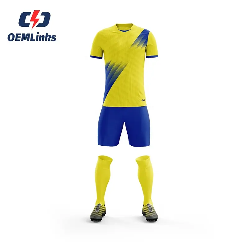 Factory Design New Breathable Soccer Jerseys Comfortable Skin Friendly Soccer Training Kit Soccer Kit