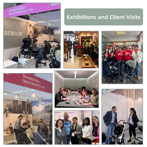 BEBELUX S366 Passeggino 3-in-1 Pieghevole con <span class=keywords><strong>Seggiolino</strong></span> <span class=keywords><strong>Auto</strong></span>, Sistema di Viaggio <span class=keywords><strong>per</strong></span> Neonati Certificato con Schienale Regolabile - Product Image 6