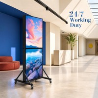 Écran LED pliable transparent P3.91 4K HDR10 haute luminosité avec CMS intégré, support au sol, utilisation intérieure, garantie 2 ans, orienté vers la fenêtre