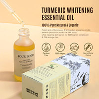 Huile Essentielle de Curcuma 100% Pure et Naturelle, Éclaircissante et Hydratante pour le Visage, le Corps, les Massages et le SPA, Qualité Cosmétique, Vente en Gros