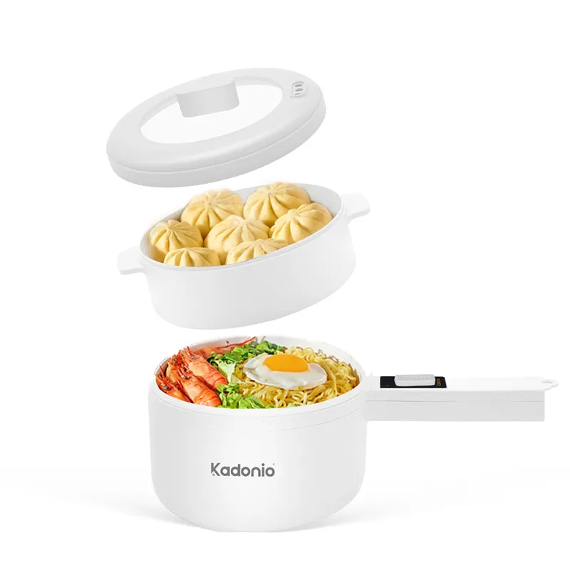 Kadonio Electric Cooking Pot Multifunctional Small Appliances Kitchen All In One Steamer Mini Hot Pot
