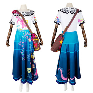 Disfraces de Cosplay de Encanto Mirabel y <span class=keywords><strong>Bruno</strong></span> para Mujer Adulta, Poliéster, para Halloween, Carnaval y Fiestas - Product Image 3