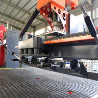 Enrutador CNC único de alta precisión de 9kw Camel 1325 1328 Cambio automático de herramientas Estudio NC con motor de bomba de motor de engranajes PLC