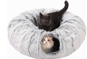 Fabrik preis Hochwertiger Filz tunnel Haustier Spielzeug Atmungsaktives Sommer katzen haus Innen katzen bett - Product Image 5