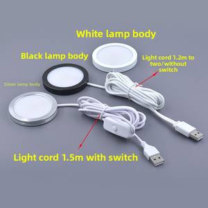 Foco <span class=keywords><strong>LED</strong></span> ultrafino de 3W, moderno 5V, USB montado en superficie, focos de exhibición para gabinete de sala de estar - Product Image 3