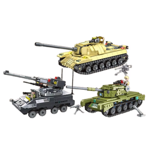 Jie Star 61118 Blocchi da Costruzione Chenghai, Vendita all'Ingrosso, Nuovi Giocattoli Militari, Modello di Carro Armato IS-3 Fai-da-Te, Ornamenti in Plastica - Product Image 1