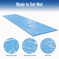 Tapis de glisse aquatique gonflable en PVC pour enfants, pour jardin, pelouse, jeu aquatique pour la cour, amusement estival