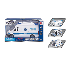 PANDAS 1:16 Voiture de police à inertie multifonctionnelle <span class=keywords><strong>Camion</strong></span> de pompier Ambulance Véhicule jouet Voiture électrique en plastique Jouet pour enfant - Product Image 6