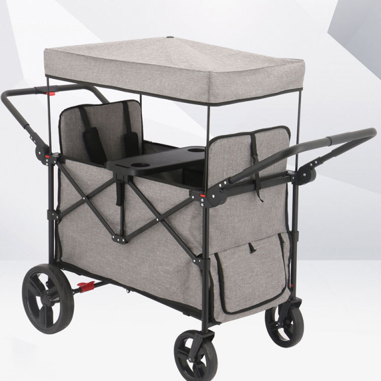 Eaynon Folding Kids Wagon Stroller with