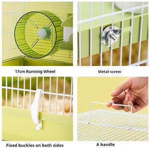 Cage à hamster en métal avec logo personnalisable résistant aux morsures - Product Image 2