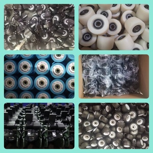 4 "5" 6 "8" Pu Nylon Gummi Eisenkern Lenk rollen Heavy Duty Industries Stahl rollen für Installationen - Product Image 4