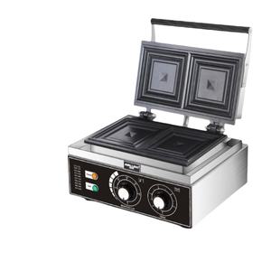 Machine à sandwichs et paninis professionnelle 2-en-1 pour la maison, presse-grill, grille-pain, gaufrier, machine à petit-déjeuner et snacks - Product Image 1