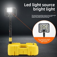 Système d'éclairage LED portable à piles au lithium rechargeables, indice de protection IP20, garantie 5 ans, angle de faisceau de 360°, lampe de travail