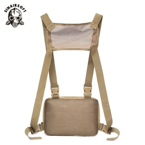 Chaleco Táctico para Hombre, Bolsa de Pecho, Arnés de Nylon y Poliéster, Mochila Frontal para Senderismo, Ciclismo y Caza - Product Image 2