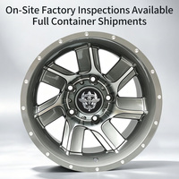 Jantes tout-terrain Flowtone 15 pouces 15x10J 6x139.7 5x139.7/114.3 haute résistance, design concave