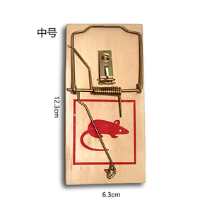 Trampa para ratones pedal de metal broche de madera ratón rata asesino ratones trampa para ratones jaula trampa para animales - Product Image 3