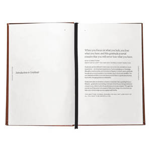 LABON <span class=keywords><strong>Journal</strong></span> de gratitude 6 minutes de bonheur Mindfulness <span class=keywords><strong>Self</strong></span> Care Carnet de notes en cuir non daté relié à couverture rigide - Product Image 4