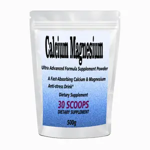 In Voorraad Calcium Magnesium Poeder Supplement Glutenvrij, Niet Gmo Natuurlijke Kalm Cal Mag Drinken Cal-Mag Voor Spier