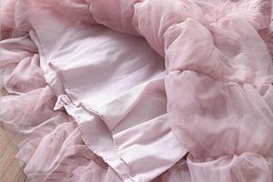 Vente en gros Robe pour petites filles Robe de princesse de soirée en tulle sans manches en dentelle florale - Product Image 5