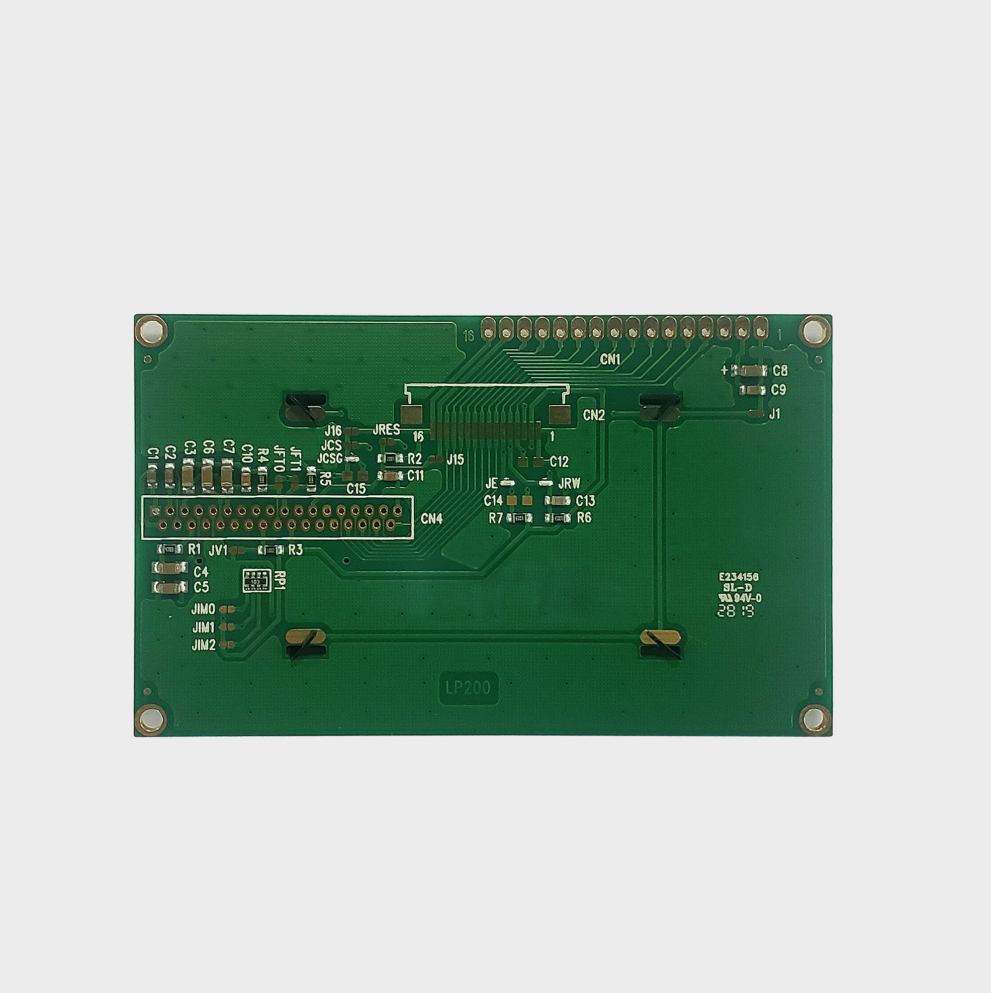 Tela OLED de 20x4 caracteres com interface paralela de 4/8 bits, tamanho da  tela OLED de 2.8 polegadas, fundo preto e caracteres amarelos.| Alibaba.com, image size:1971x1975