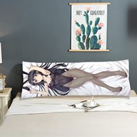 Taie d'oreiller Anime Body Taie d'oreiller longue imprimée sur mesure avec tissu tricot japonais 2 voies de haute qualité